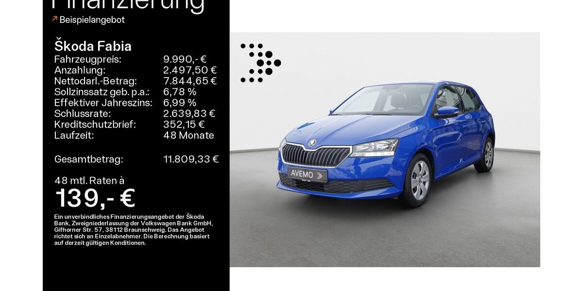 Skoda Fabia 103.194 km 8.990 &euro; Haßfurt 97437