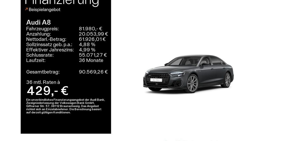 Audi A8 25.596 km 81.980 &euro; Haßfurt 97437
