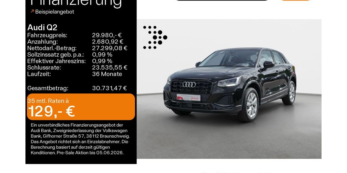 Audi Q2 21.359 km 29.980 &euro; Haßfurt 97437