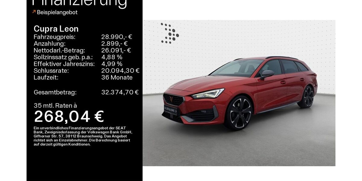 Cupra Leon 79.000 km 28.990 &euro; Haßfurt 97437