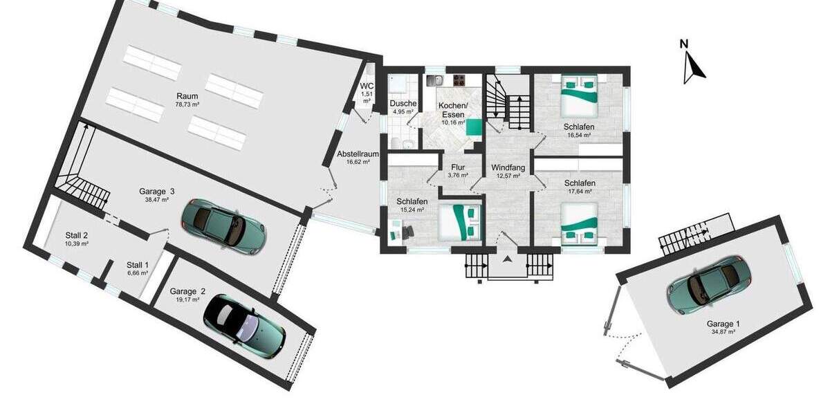 Mehrfamilienhaus, Wohnhaus Burkardroth Zahlbach - 1 Zimmer, 163 m&sup2;, 240.000&euro; | Angebot:25909530