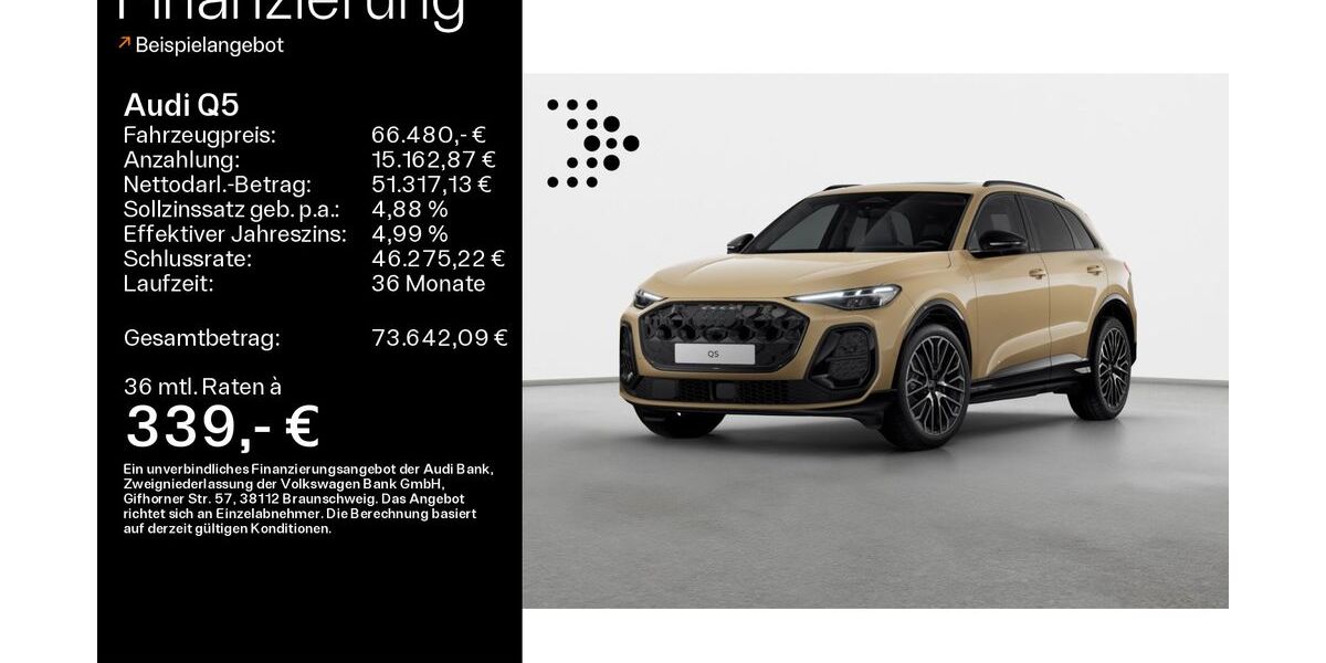Audi Q5 8.365 km 66.480 &euro; Sand am Main 97522