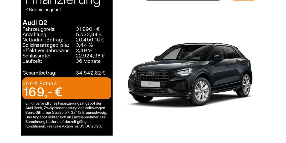 Audi Q2 22.687 km 30.390 &euro; Haßfurt 97437