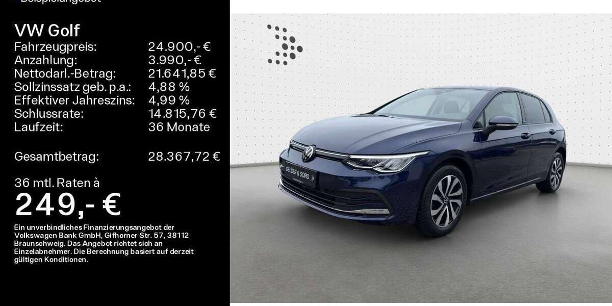 VW Golf 41.500 km 24.900 &euro; Bad Kissingen 97688