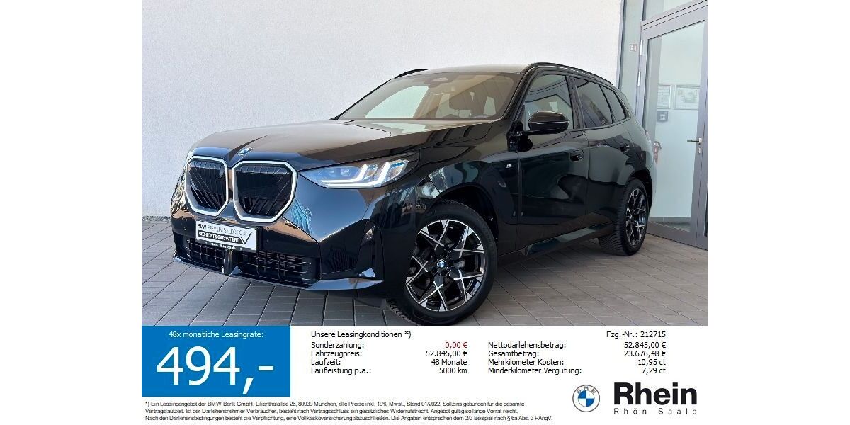 BMW X3 25.535 km 52.445 &euro; Salz 97616