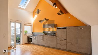 LOFTFLAIR IN DER ALTSTADT MIT DACHTERRASSE - Dachgeschoßwohnung Schweinfurt Gartenstadt | Angebot:27257982