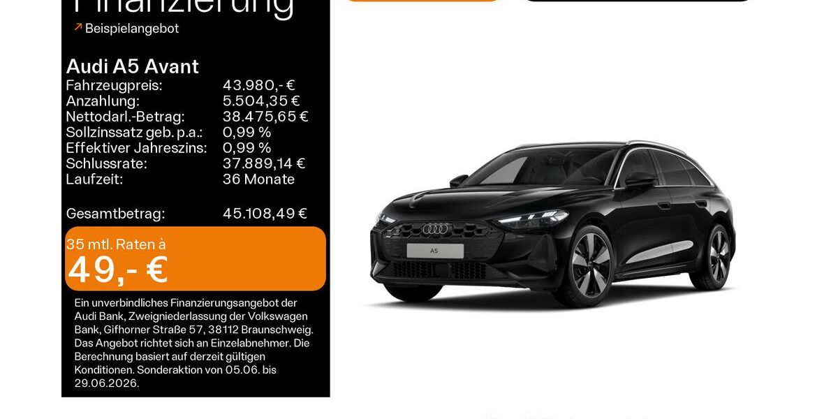 Audi A5 31.900 km 42.980 &euro; Haßfurt 97437