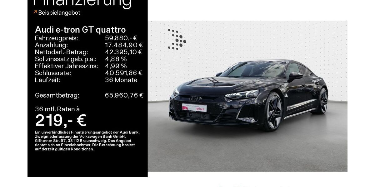 Audi e-tron GT 62.425 km 59.880 &euro; Haßfurt 97437