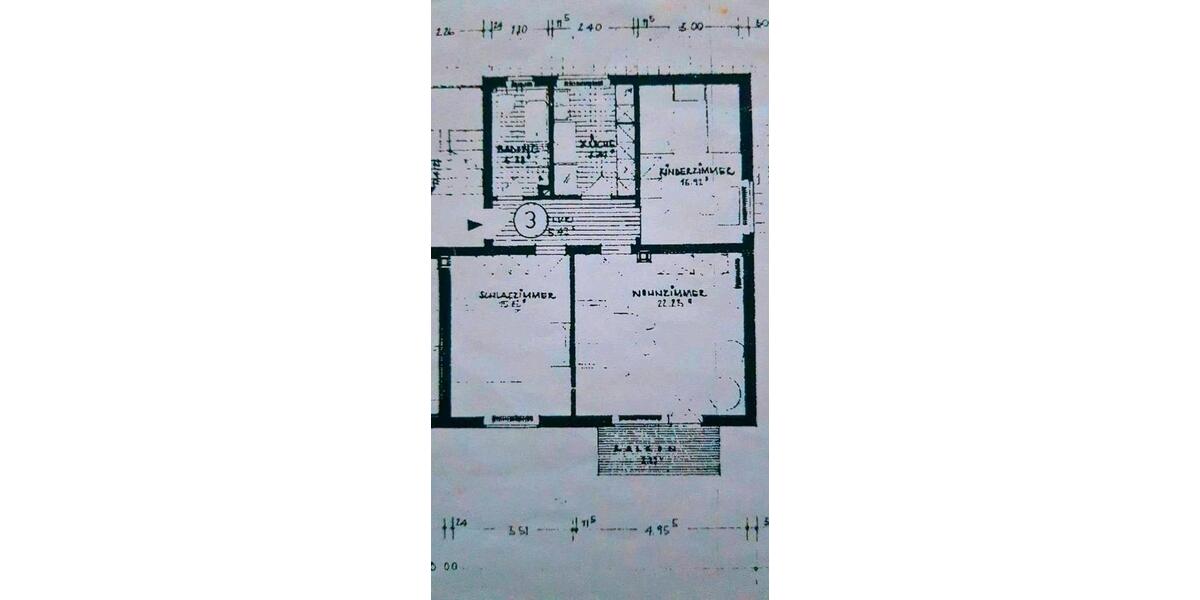 Erdgeschoßwohnung Schweinfurt Gartenstadt - 3 Zimmer, 74 m&sup2;, 1.000&euro; | Angebot:26464296