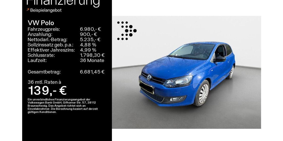VW Polo 106.250 km 6.980 &euro; Haßfurt 97437