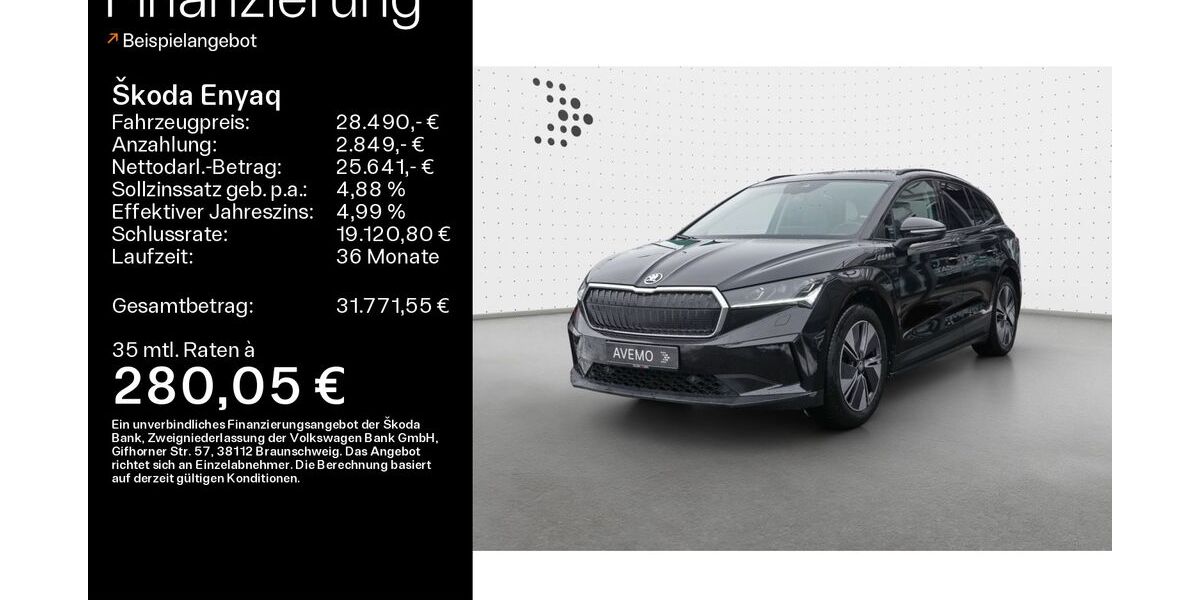 Skoda Enyaq 32.350 km 28.490 &euro; Bad Kissingen 97688