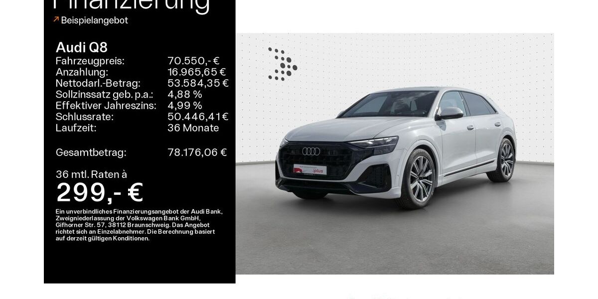 Audi Q8 27.117 km 70.550 &euro; Schweinfurt 97424