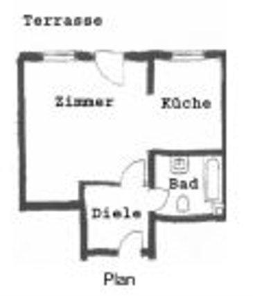 Etagenwohnung Schweinfurt Bellevue - 1.5 Zimmer, 39 m&sup2;, 109.000&euro; | Angebot:26036069