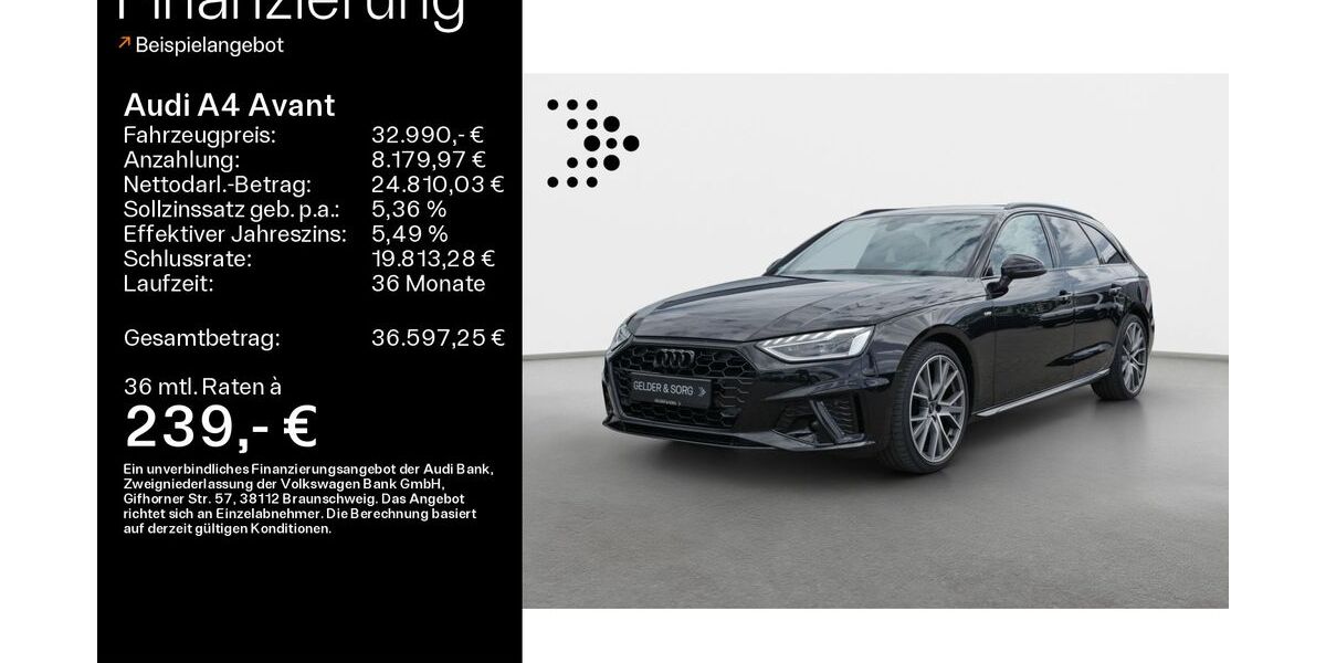 Audi A4 21.400 km 29.990 &euro; Sand am Main 97522