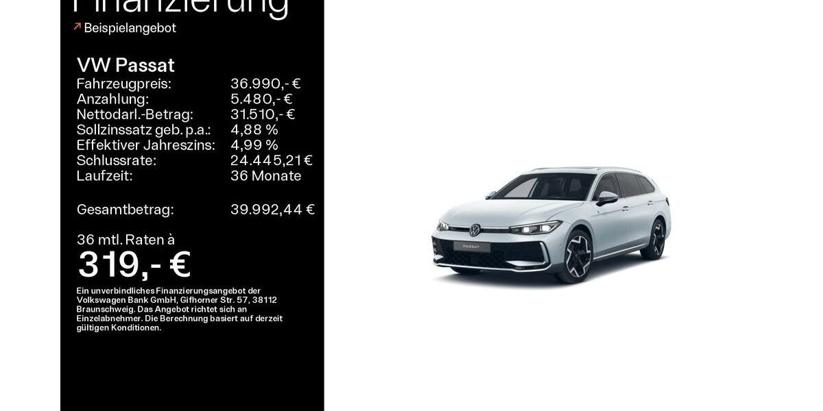VW Passat 38.400 km 36.990 &euro; Haßfurt 97437