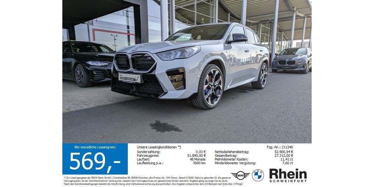 BMW X2 25.427 km 50.775 &euro; Schweinfurt 97424