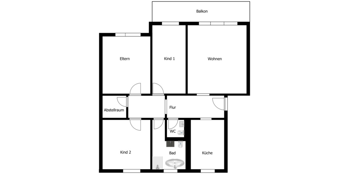 Etagenwohnung Niederwerrn - 4 Zimmer, 110 m&sup2;, 250.000&euro; | Angebot:25306519