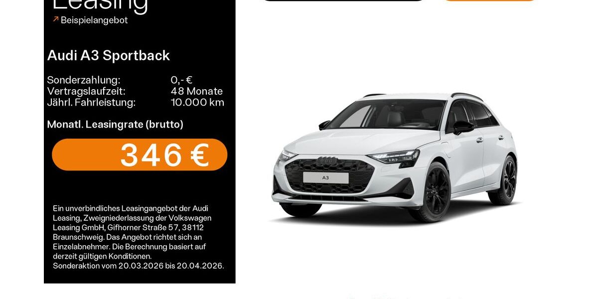 Audi A3 5.138 km 40.490 &euro; Schweinfurt 97424