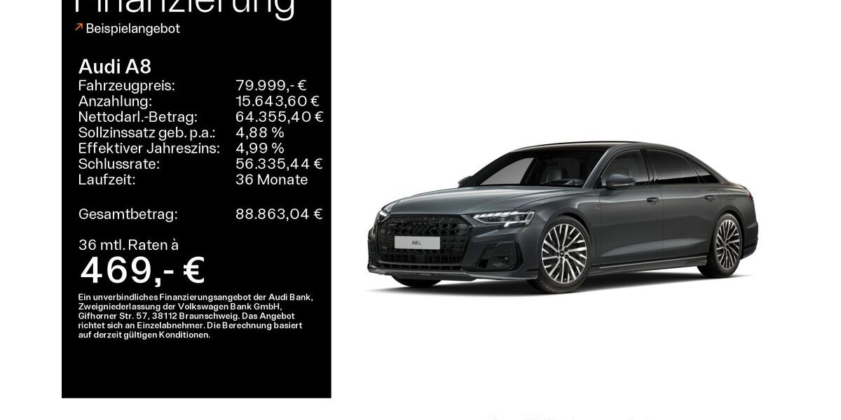 Audi A8 39.610 km 79.999 &euro; Haßfurt 97437