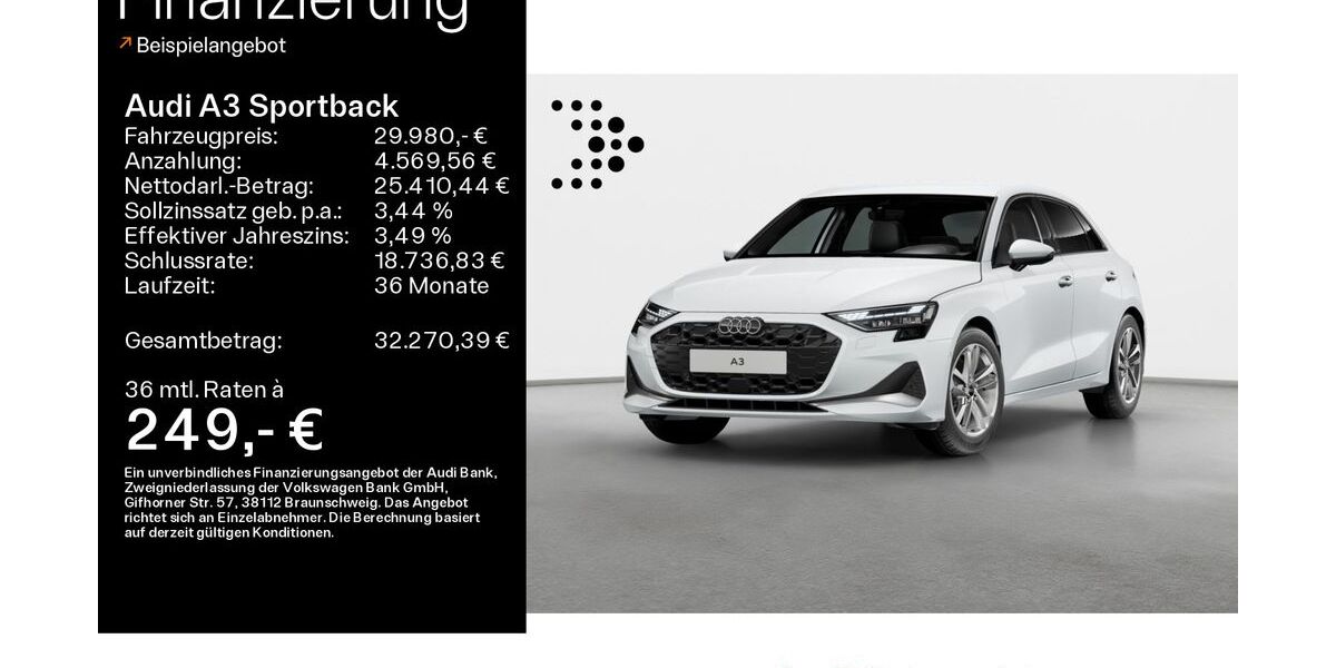 Audi A3 27.630 km 29.980 &euro; Haßfurt 97437