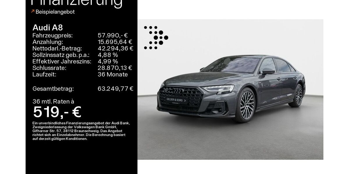 Audi A8 60.985 km 54.980 &euro; Haßfurt 97437