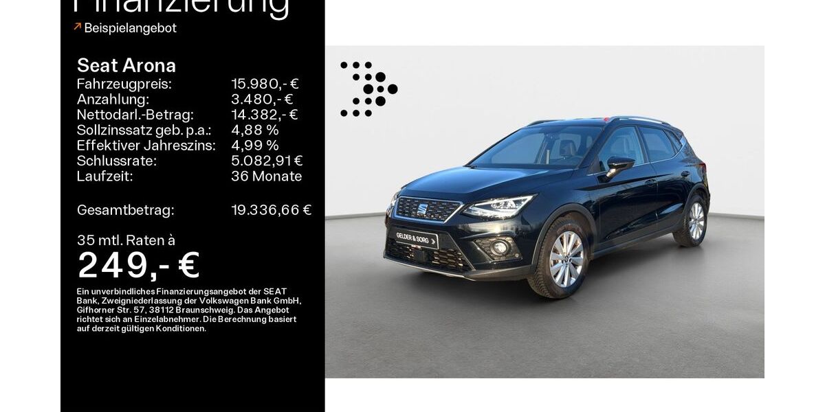 Seat Arona 37.650 km 14.980 &euro; Haßfurt 97437