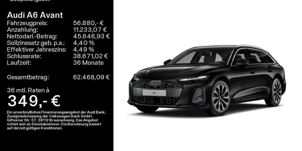 Audi A6 15.595 km 56.880 &euro; Schweinfurt 97424