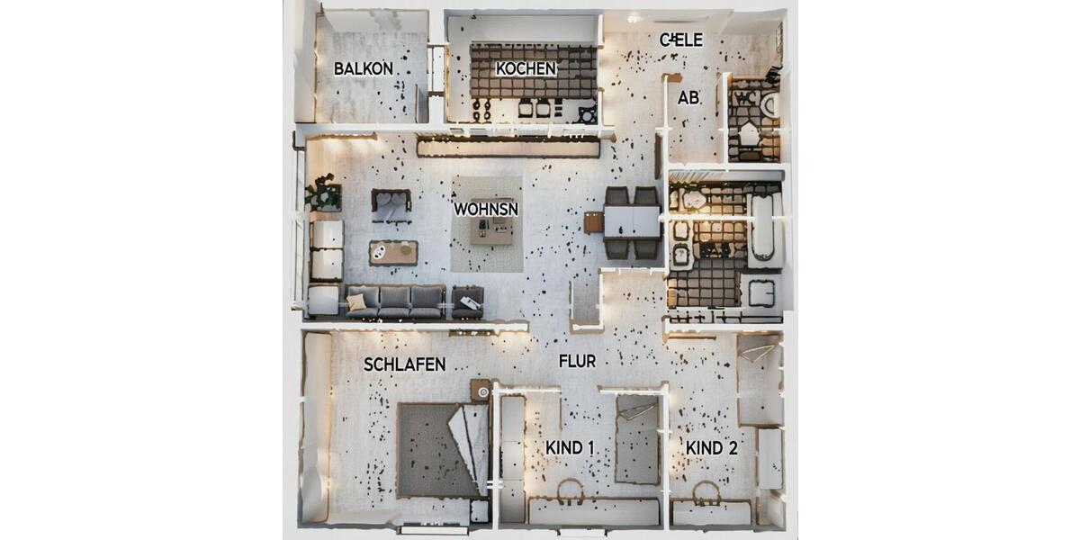 Etagenwohnung Niederwerrn - 4 Zimmer, 98 m&sup2;, 238.000&euro; | Angebot:24869448