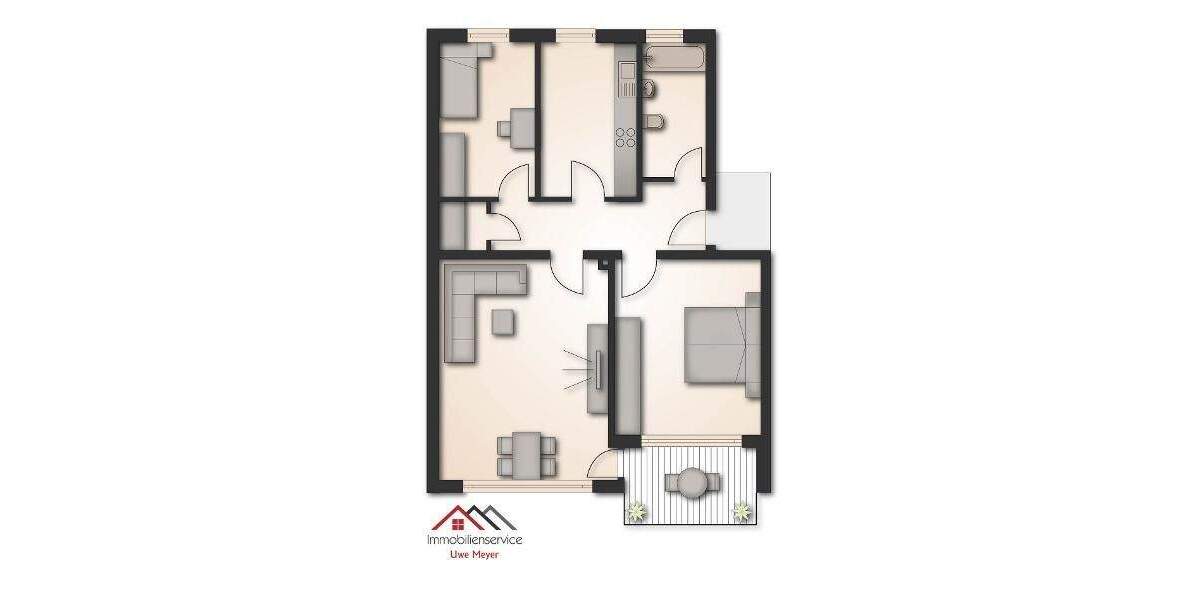 Etagenwohnung Schweinfurt Bergl - 3 Zimmer, 76 m&sup2;, 680&euro; | Angebot:26055058
