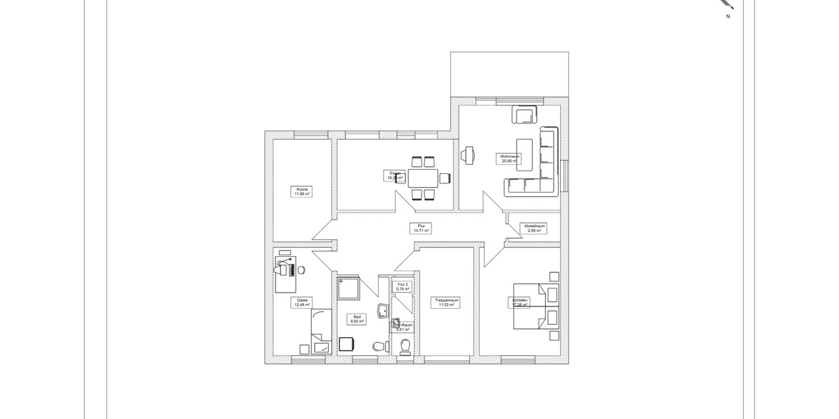 Etagenwohnung Bad Kissingen - 4 Zimmer, 115 m&sup2;, 1.200&euro; | Angebot:25637742