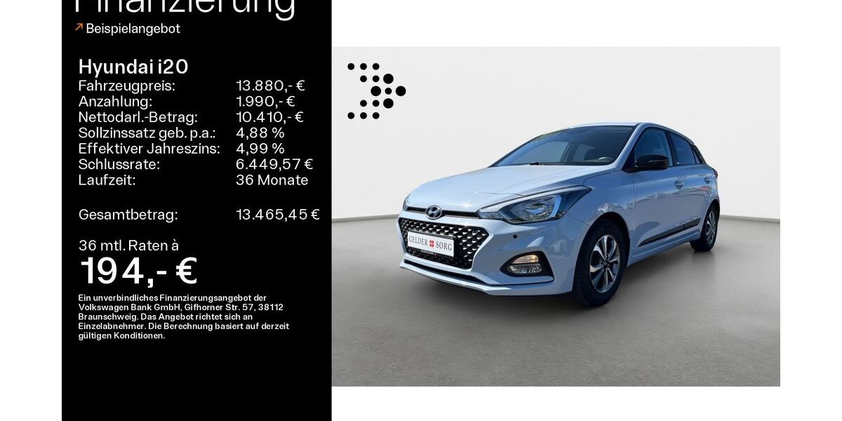 Hyundai i20 84.990 km 13.880 &euro; Schweinfurt 97424