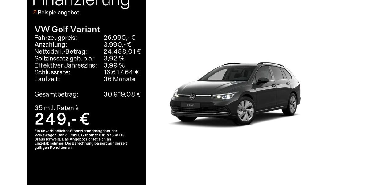 VW Golf 61.650 km 26.990 &euro; Haßfurt 97437