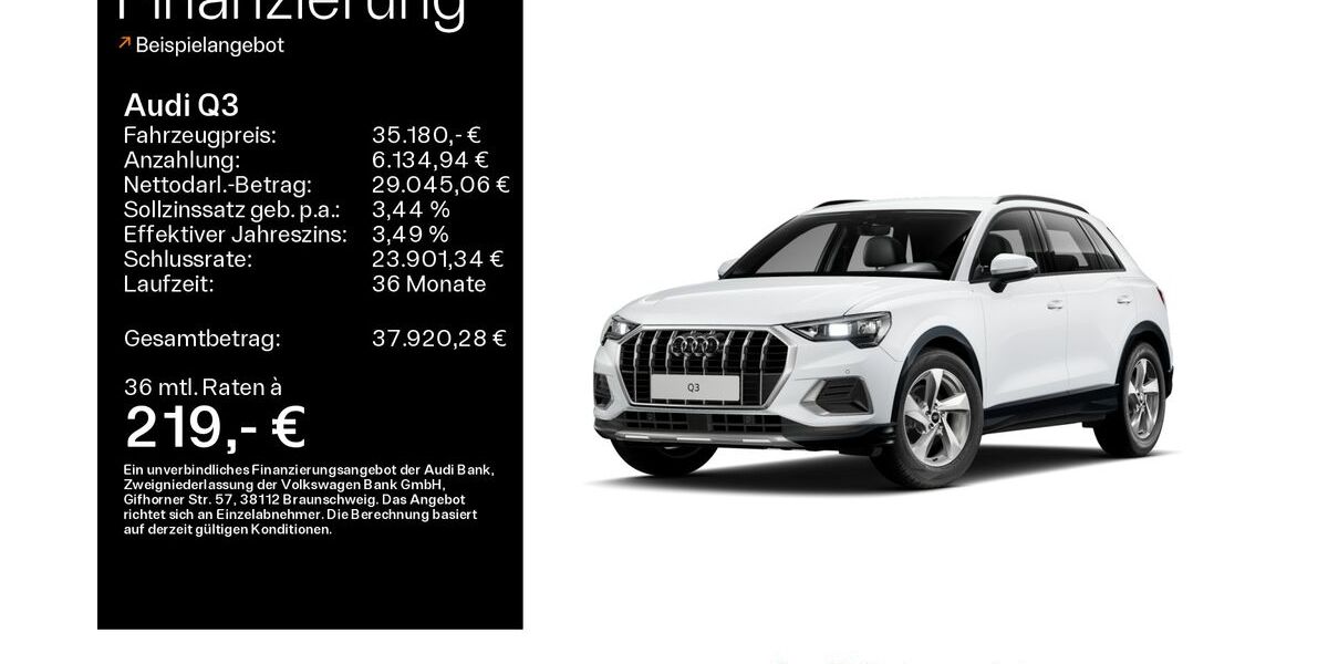 Audi Q3 28.550 km 34.480 &euro; Schweinfurt 97424
