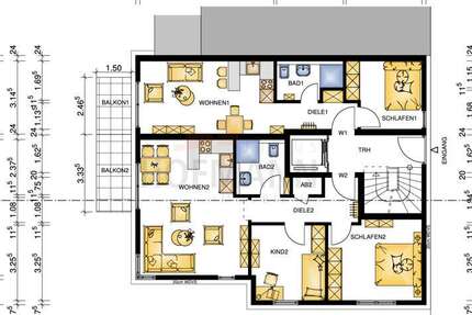 Wohnung Schweinfurt Haardt - 3 Zimmer, 64 m&sup2;, 339.000&euro; | Angebot:26681613