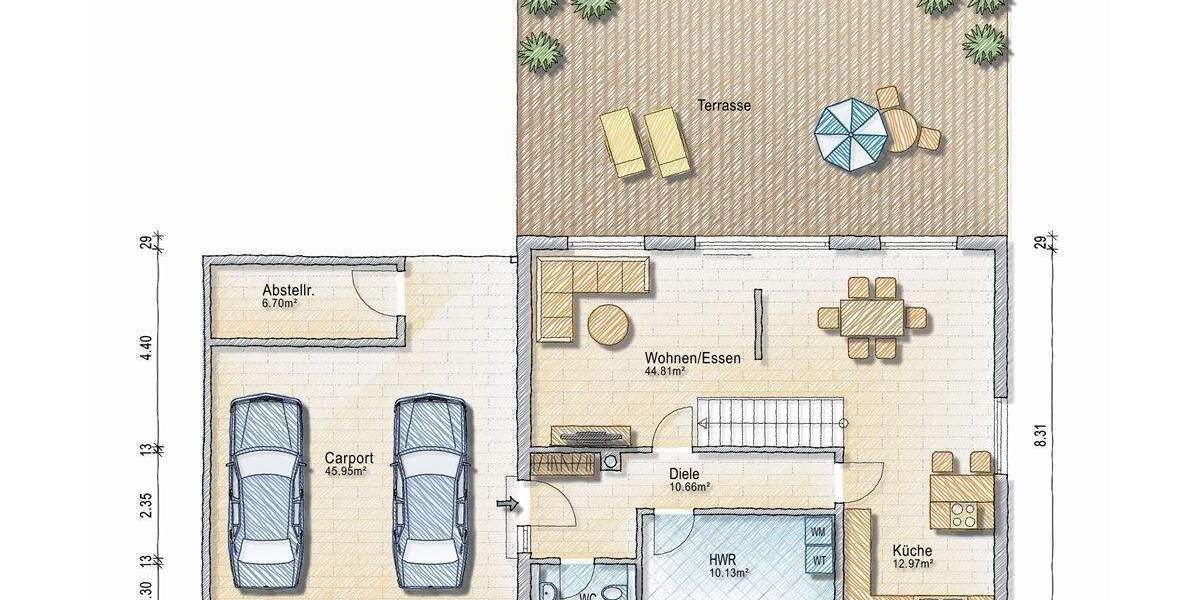 Einfamilienhaus Bad Kissingen Garitz - 5 Zimmer, 145 m&sup2;, 619.000&euro; | Angebot:25740384