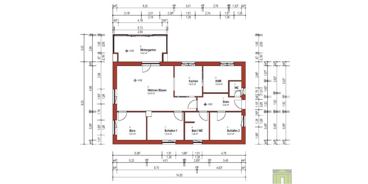 Einfamilienhaus Bad Kissingen - 4 Zimmer, 122 m&sup2;, 279.800&euro; | Angebot:8981312