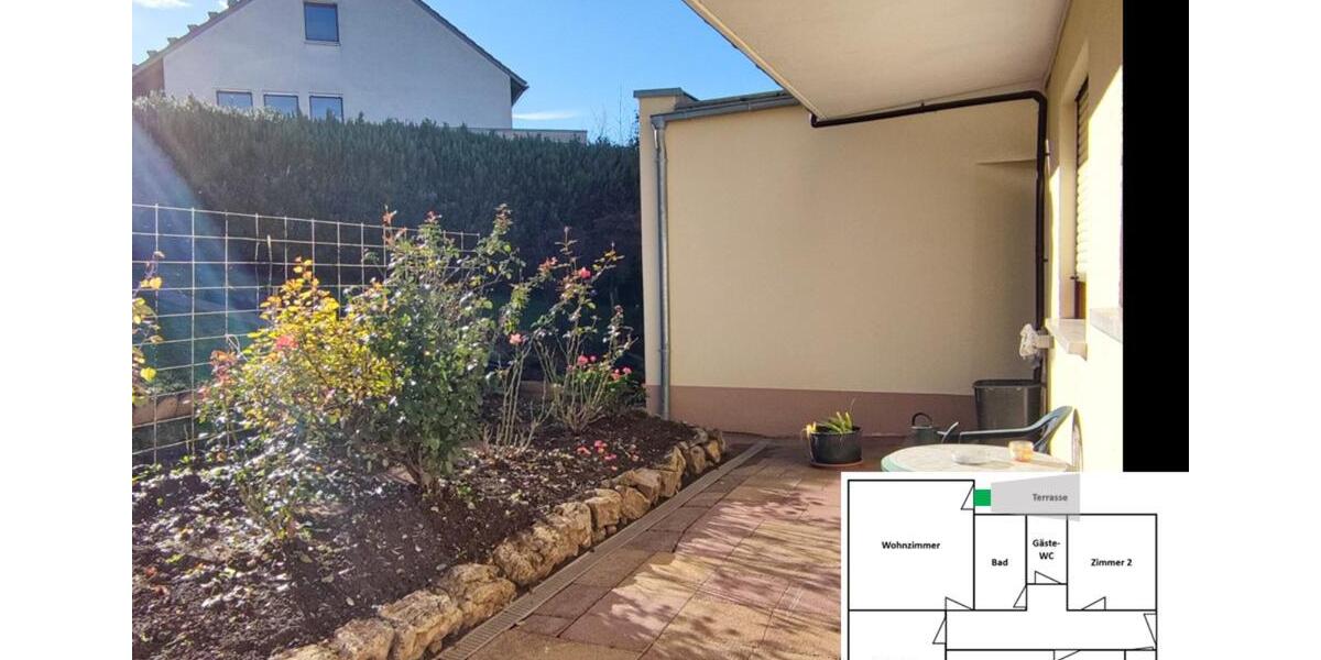 Erdgeschoßwohnung Bad Kissingen - 3 Zimmer, 90 m&sup2;, 625&euro; | Angebot:25609629