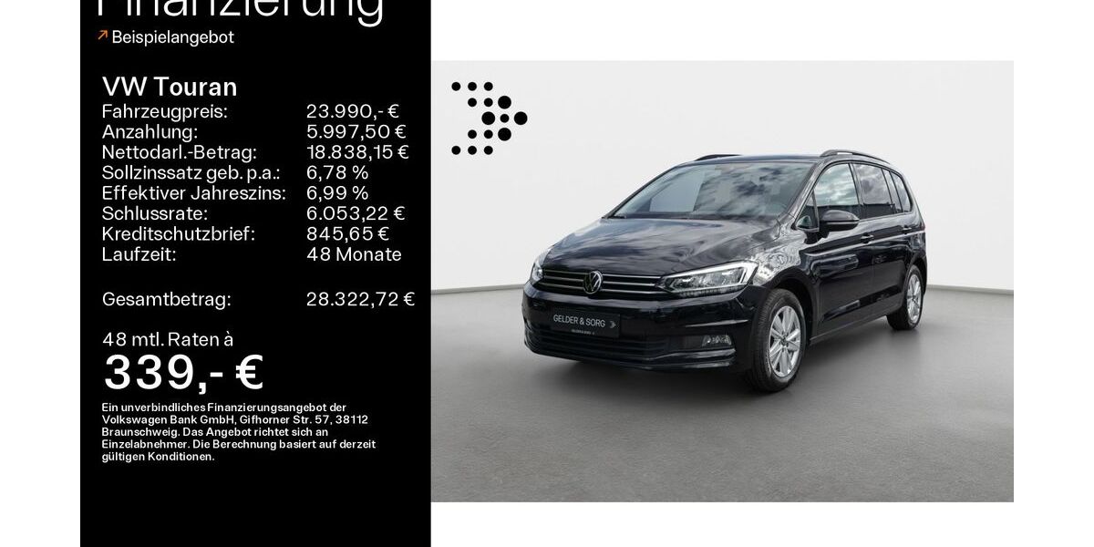 VW Touran 69.850 km 23.990 &euro; Sand am Main 97522