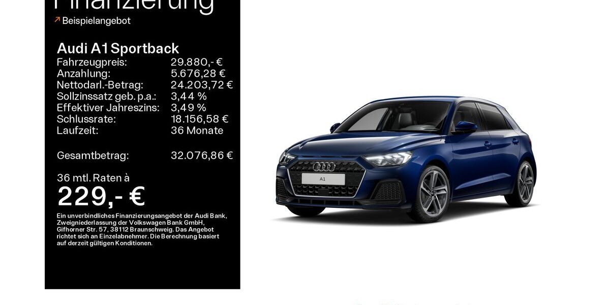 Audi A1 6.341 km 28.880 &euro; Schweinfurt 97424