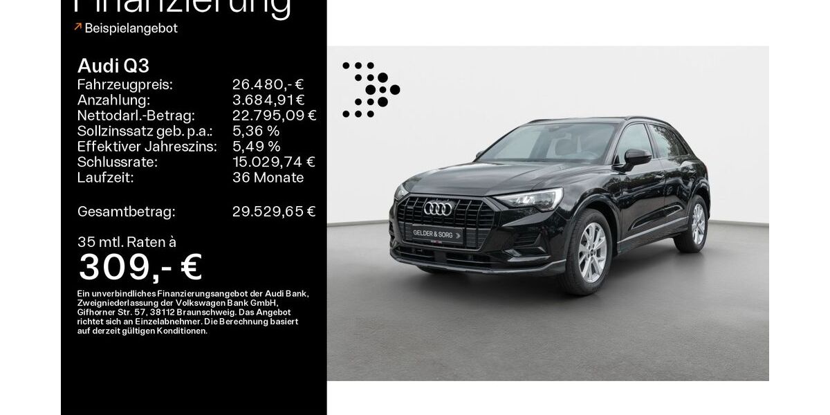 Audi Q3 53.137 km 26.480 &euro; Schweinfurt 97424