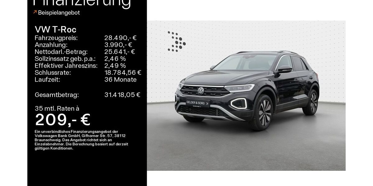 VW T-Roc 25.280 km 26.980 &euro; Schweinfurt 97424