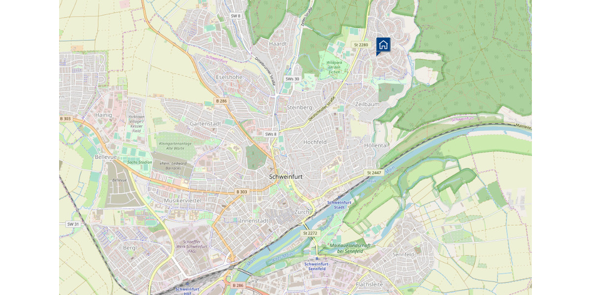 Gewerbeobjekt Schweinfurt Haardt - 1.500&euro; | Angebot:21232492