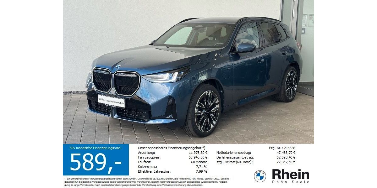BMW X3 15.847 km 56.845 &euro; Salz 97616